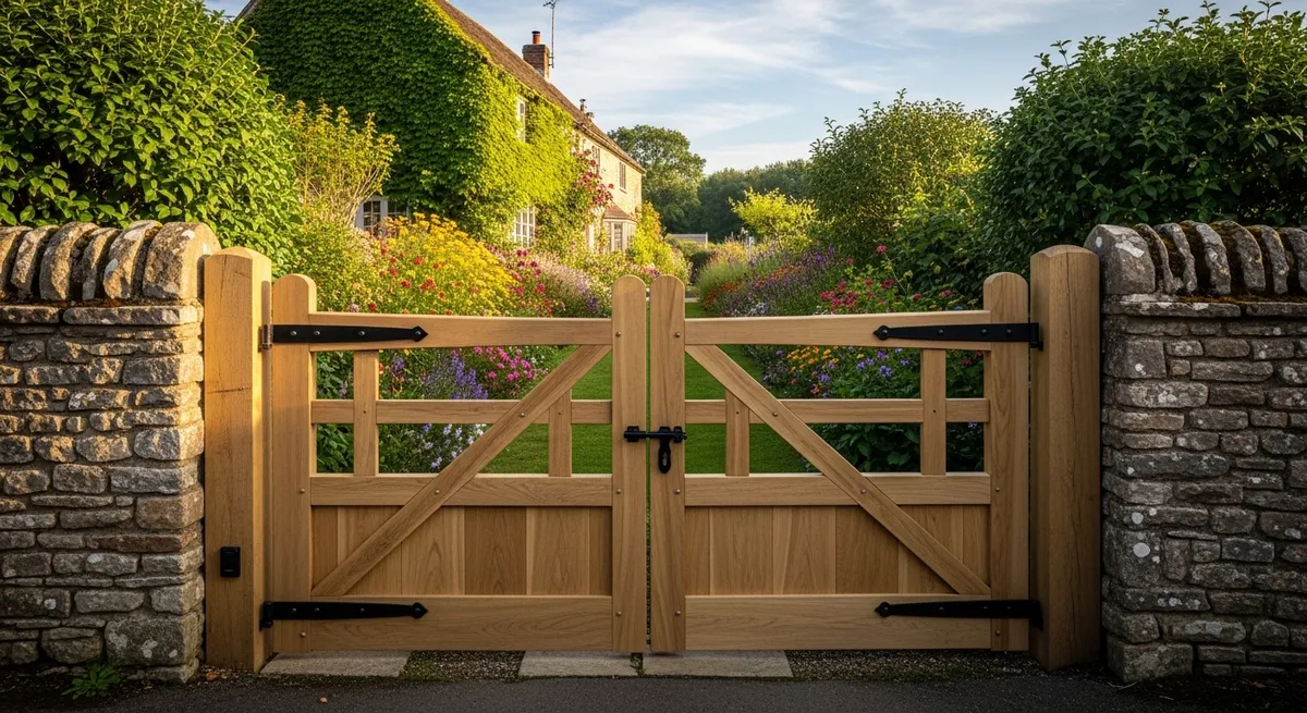 Wooden Driveway Gates